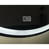 Зеркало BelBagno SPC-RNG-700-LED-TCH-WARM 70 см со встроенным светильником, сенсорным выключателем и подогревом