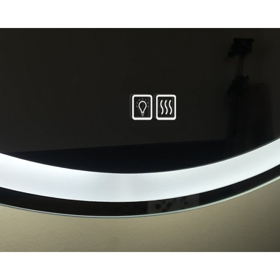 Зеркало BelBagno SPC-RNG-700-LED-TCH-WARM 70 см со встроенным светильником, сенсорным выключателем и подогревом