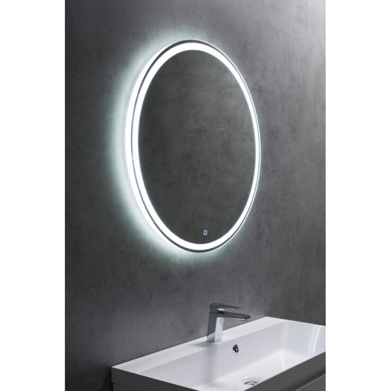 Зеркало BelBagno SPC-RNG-800-LED-TCH 80 x 80 см со встроенным светильником и сенсорным выключателем