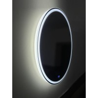 Зеркало BelBagno SPC-RNG-800-LED-TCH-PHONE 80 см со встроенным светильником, сенсорным выключателем, блютуз-модулем, микрофоном и динамиками
