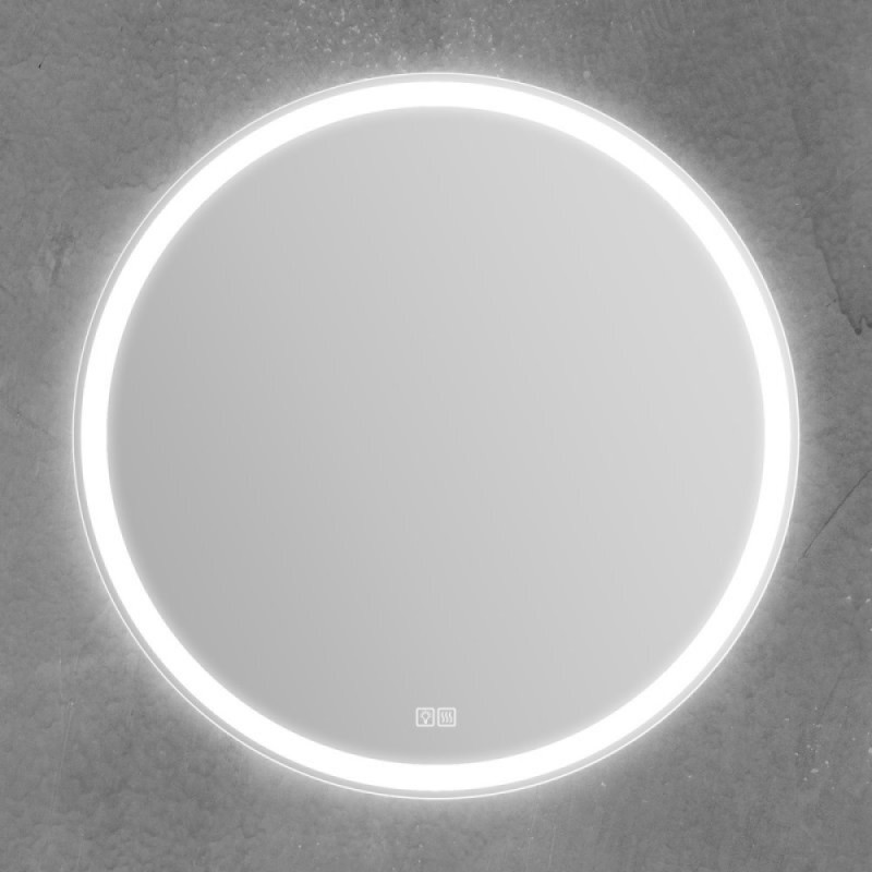 Зеркало BelBagno SPC-RNG-900-LED-TCH-WARM 90 x 90 см с подсветкой, сенсорным выключателем и подогревом
