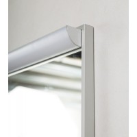 Зеркало BelBagno SPC-UNO 100 см, с подсветкой, белый, SPC-UNO-1000-800-TCH
