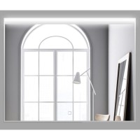 Зеркало BelBagno SPC-UNO 100 см, с подсветкой, белый, SPC-UNO-1000-800-TCH