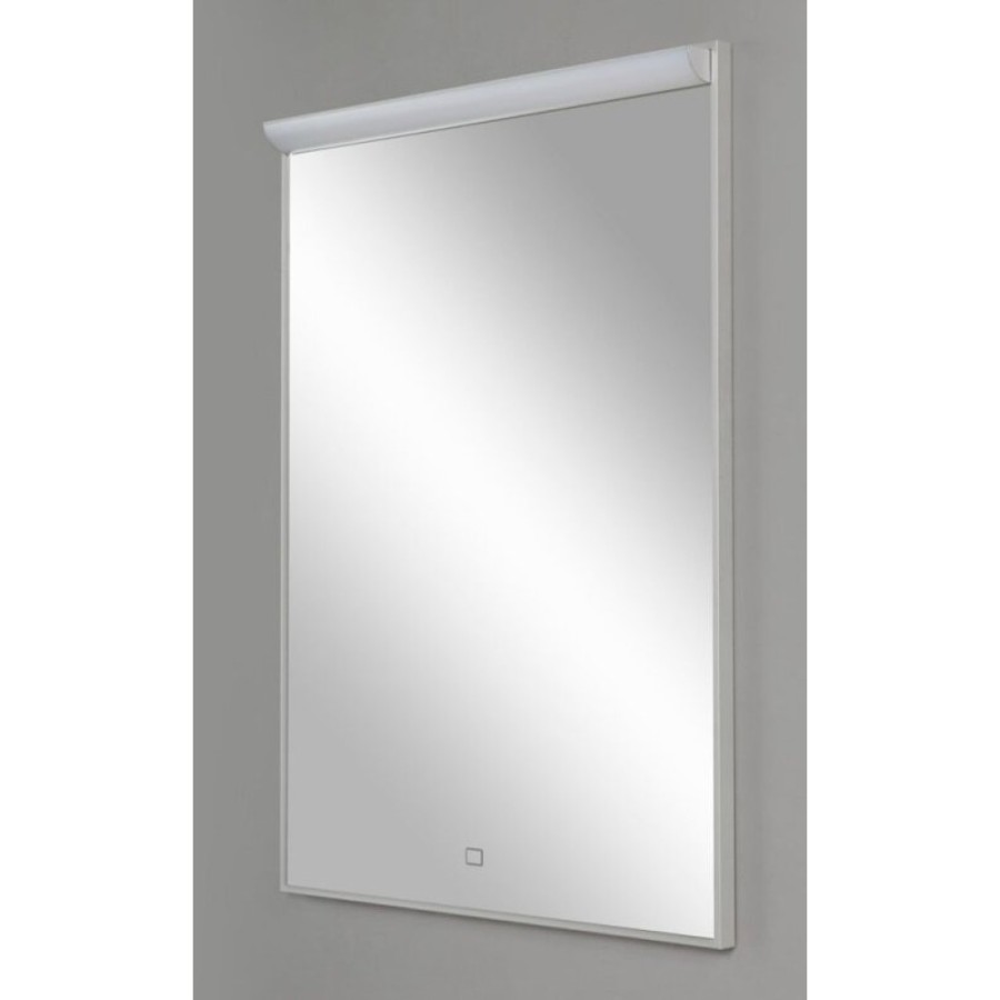 Зеркало BelBagno SPC-UNO 60 см, с подсветкой, белый, SPC-UNO-600-800-TCH