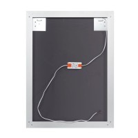 Зеркало BelBagno SPC-UNO 80 см, с подсветкой, белый, SPC-UNO-800-800-TCH