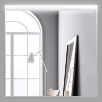 Зеркало BelBagno SPC-UNO 80 см, с подсветкой, белый, SPC-UNO-800-800-TCH