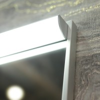 Зеркало BelBagno SPC-UNO 90 см, с подсветкой, белый, SPC-UNO-900-800-TCH