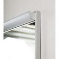 Зеркало BelBagno SPC-UNO 90 см, с подсветкой, белый, SPC-UNO-900-800-TCH