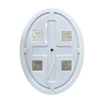Зеркало BelBagno, 60 x 80 см, со встроенным светильником, сенсорным выключателем и подогревом, SPC-VST-600-800-LED-TCH-WARM