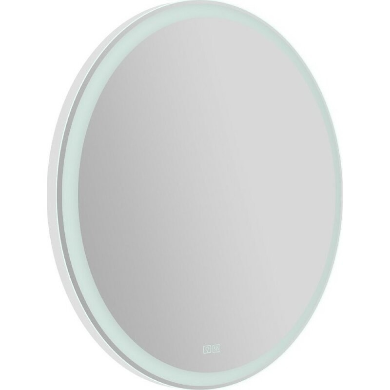 Зеркало BelBagno SPC-VST-750-900-LED-TCH-WARM, 75 см, с LED подсветкой, с сенсорным выключателем, с подогревом, цвет рамы белый