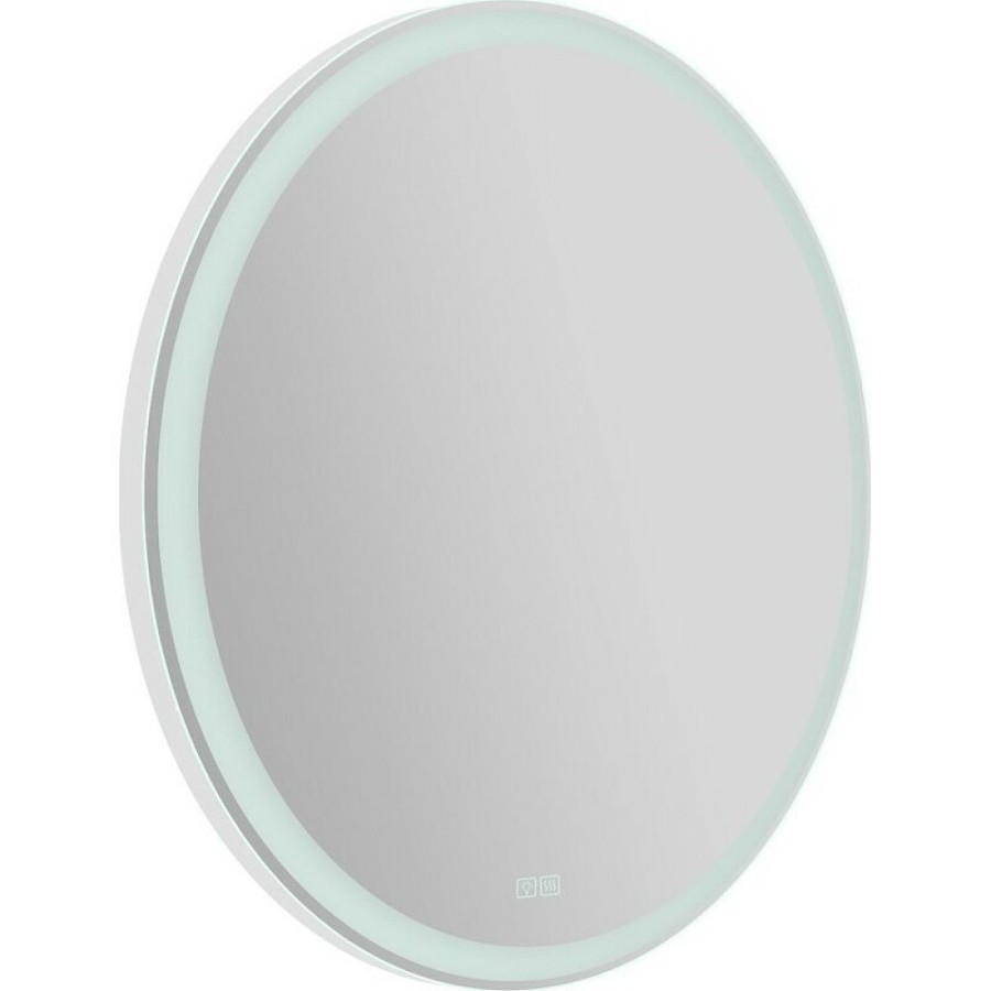 Зеркало BelBagno SPC-VST-750-900-LED-TCH-WARM, 75 см, с LED подсветкой, с сенсорным выключателем, с подогревом, цвет рамы белый