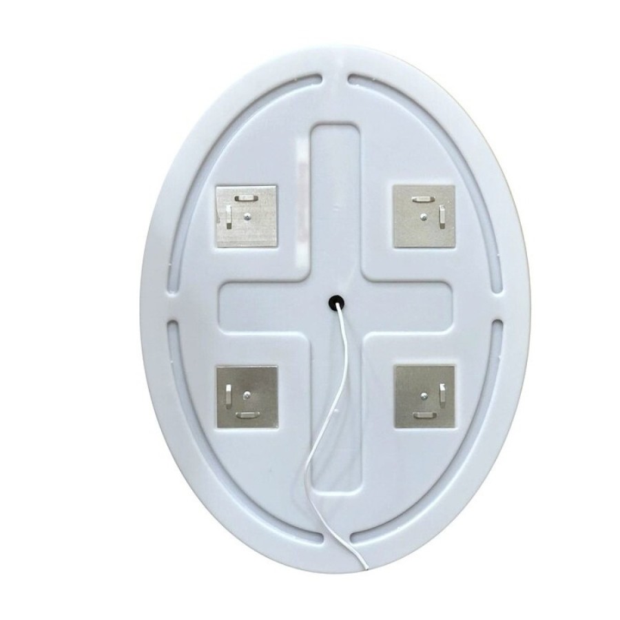 Зеркало BelBagno SPC-VST-750-900-LED-TCH-WARM, 75 см, с LED подсветкой, с сенсорным выключателем, с подогревом, цвет рамы белый