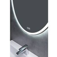 Зеркало BelBagno SPC-VST-750-900-LED-TCH-WARM, 75 см, с LED подсветкой, с сенсорным выключателем, с подогревом, цвет рамы белый