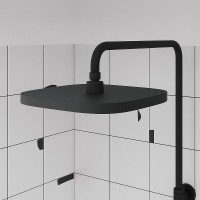 Душевая система Iddis SpaHome SPHBLTKi06, термостатическая, черный матовый