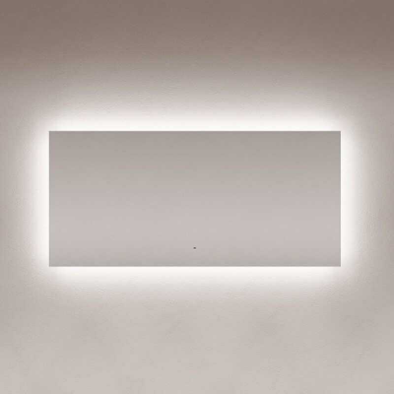 Зеркало Sancos Square SQ1600, 160 х 80 см, LED подсветка, сенсорное, с диммером