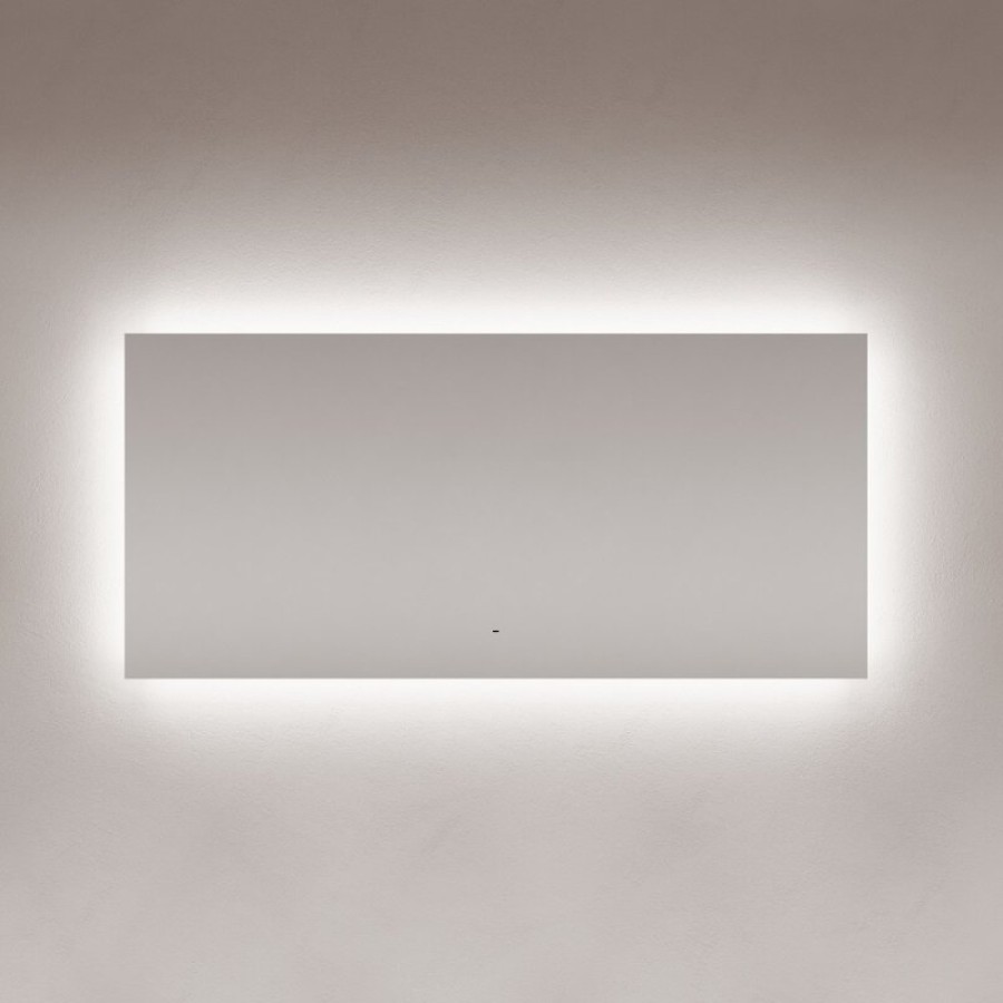 Зеркало Sancos Square SQ1600, 160 х 80 см, LED подсветка, сенсорное, с диммером
