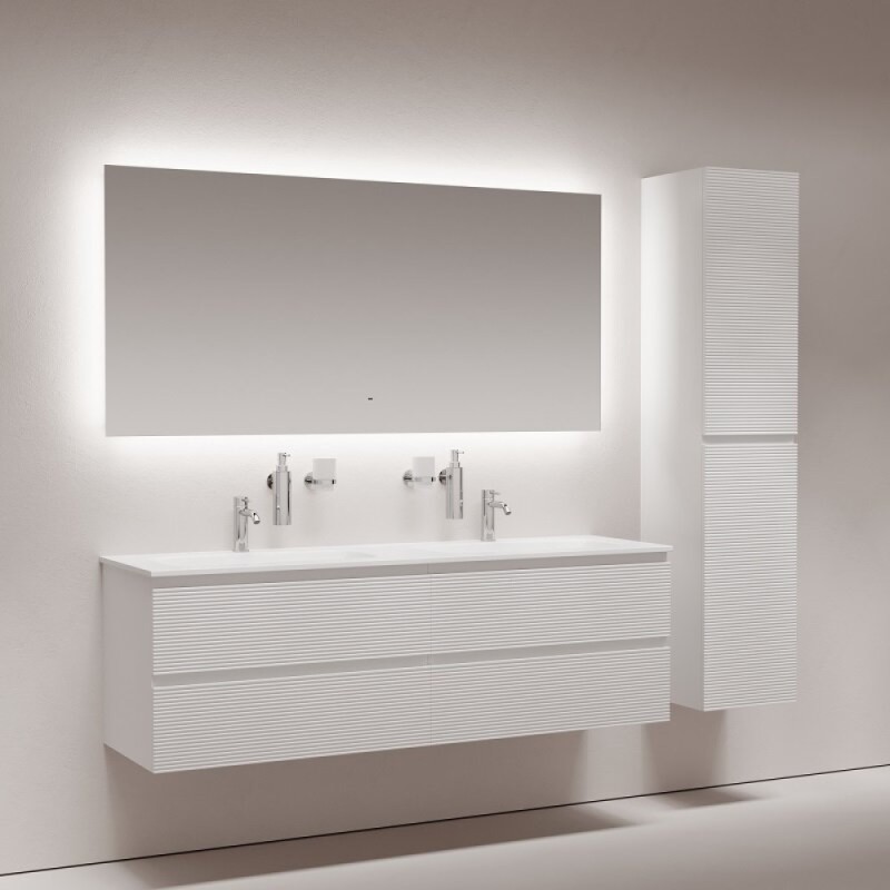 Зеркало Sancos Square SQ1600, 160 х 80 см, LED подсветка, сенсорное, с диммером