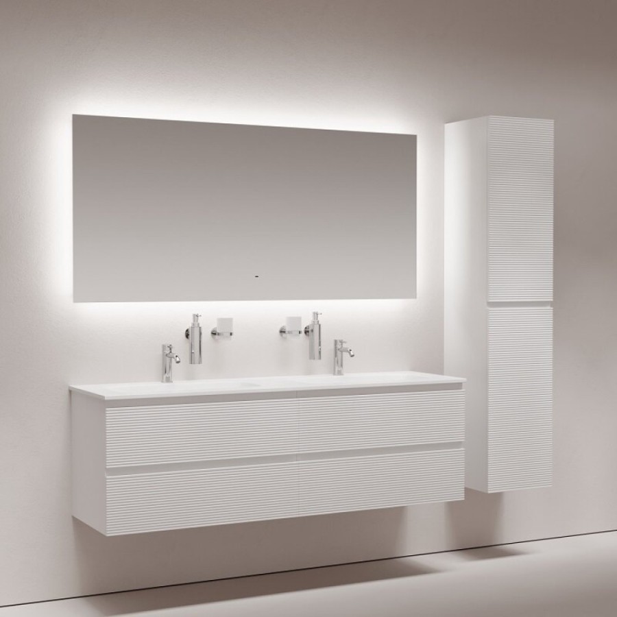 Зеркало Sancos Square SQ1600, 160 х 80 см, LED подсветка, сенсорное, с диммером