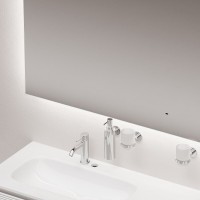 Зеркало Sancos Square SQ1600, 160 х 80 см, LED подсветка, сенсорное, с диммером