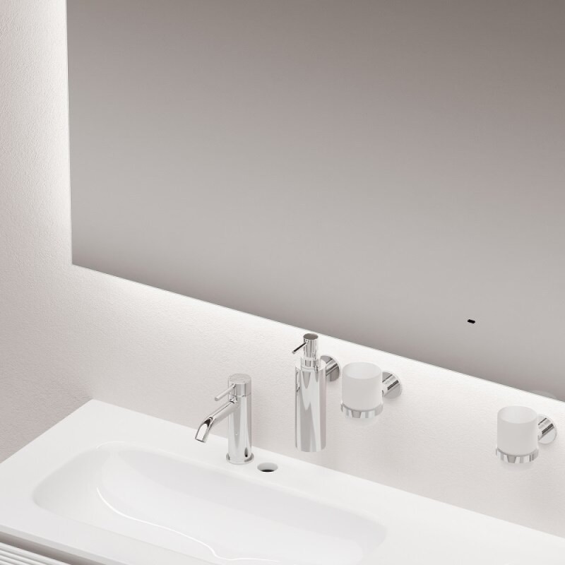 Зеркало Sancos Square SQ1600, 160 х 80 см, LED подсветка, сенсорное, с диммером
