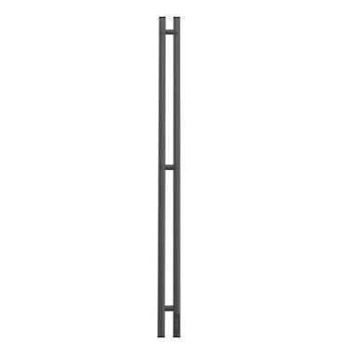 Полотенцесушитель электрический Apextermo Sirius SR10111GF, ширина 10 см, высота 110 см, диммер справа, цвет графит металлик
