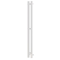 Полотенцесушитель электрический Apextermo Sirius SR10111WM, ширина 10 см, высота 110 см, диммер справа, цвет белый матовый