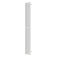 Полотенцесушитель электрический Apextermo Sirius SR10112WM, ширина 15 см, высота 110 см, диммер справа, цвет белый матовый