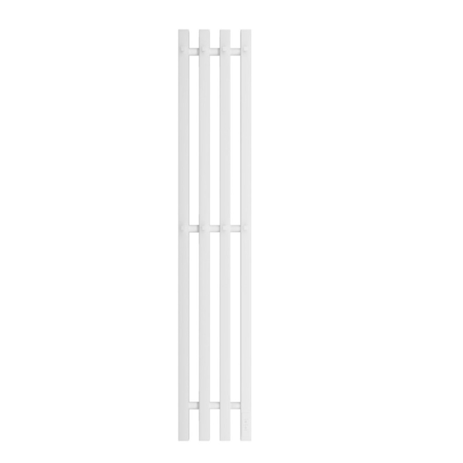 Полотенцесушитель электрический Apextermo Sirius SR10113WM, ширина 20 см, высота 110 см, диммер справа, цвет белый матовый