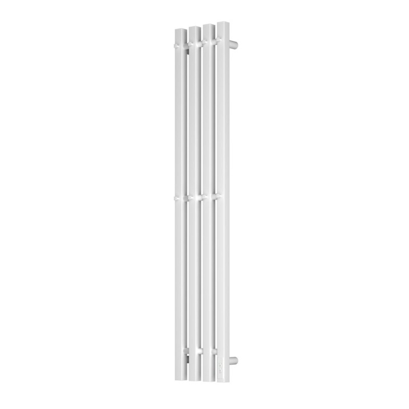 Полотенцесушитель электрический Apextermo Sirius SR10113WM, ширина 20 см, высота 110 см, диммер справа, цвет белый матовый