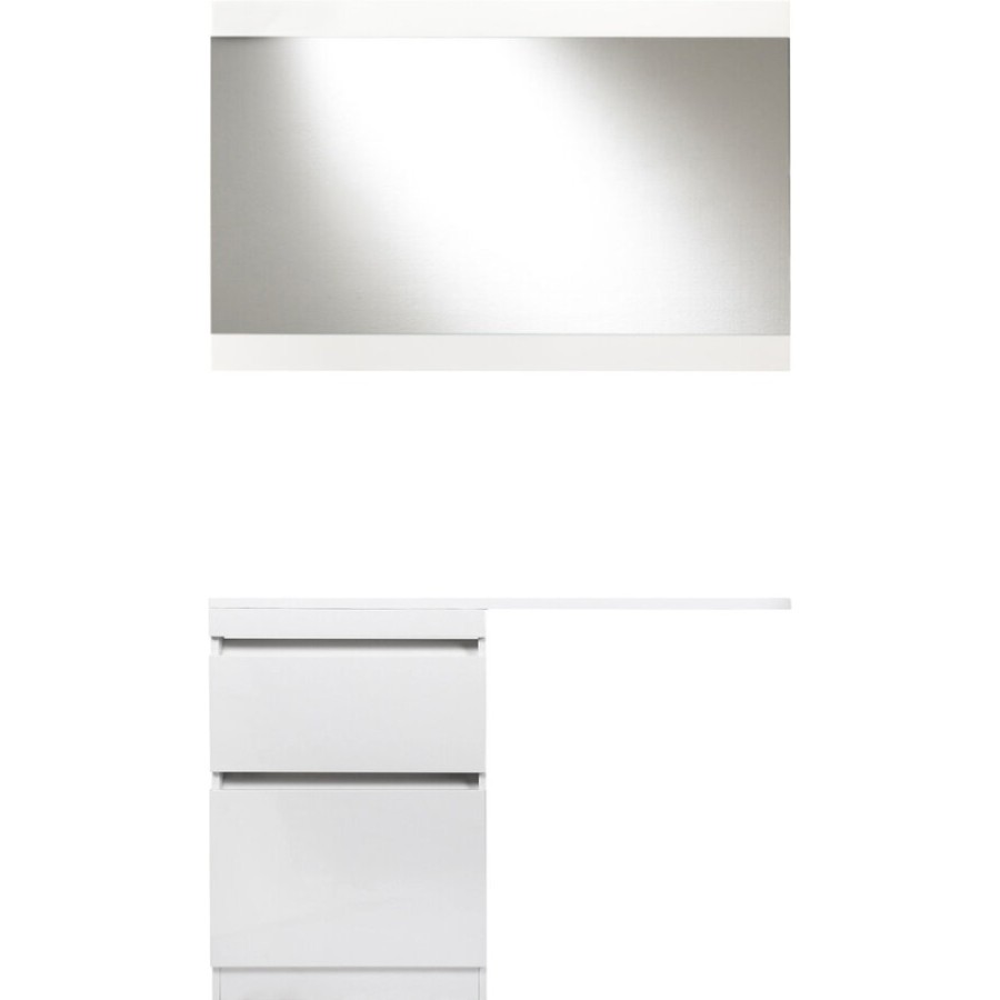 Зеркало Style Line Даллас 120 СС-00000393 Люкс, 120 см, подвесное, белое