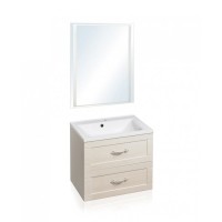 Зеркало Style Line Прованс 80 СС-00000445, 80 см, подвесное, с подсветкой, белое