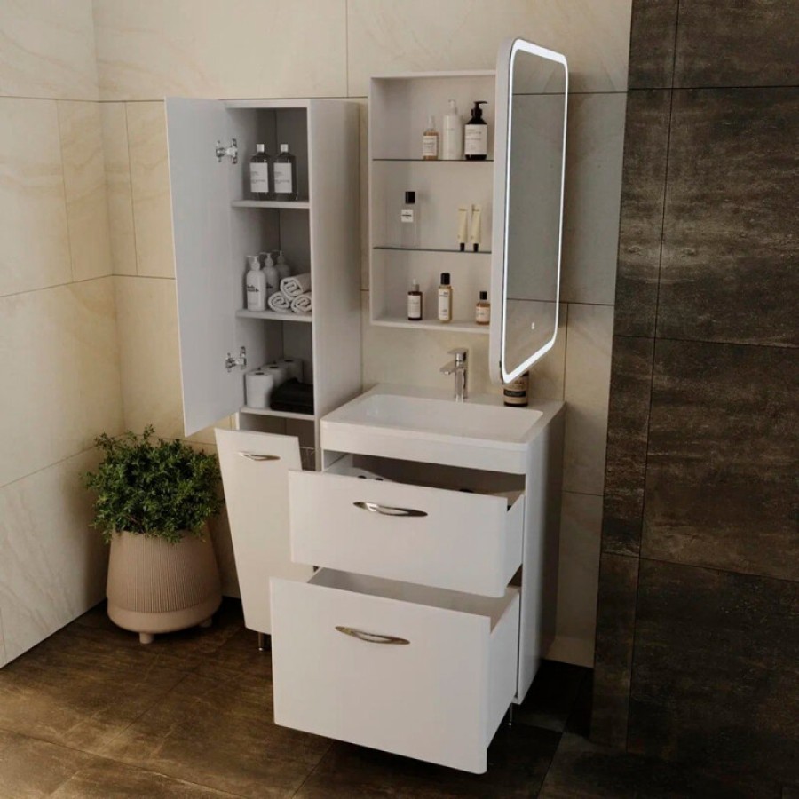 Колонна универсальная Style Line El Fante Каре 30 СС-00002271 Люкс Plus, 30 см, напольная, белая