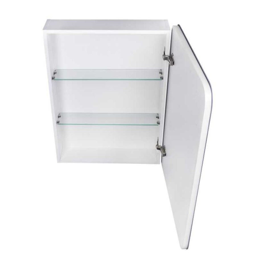 Зеркало-шкаф Style Line Каре 50 х 80 см, с подсветкой, сенсорное, подвесное, СС-00002302