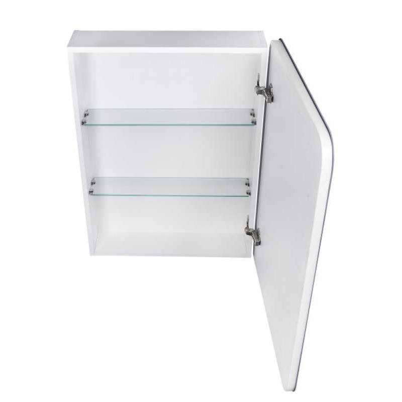 Зеркало-шкаф Style Line Каре 55 х 80 см, с подсветкой, сенсорное, подвесное, СС-00002334