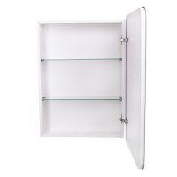 Зеркальный шкаф Style Line El Fante Каре 65 х 80 см, с подсветкой и сенсором, белое, СС-00002336