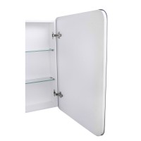 Зеркальный шкаф Style Line El Fante Каре 65 х 80 см, с подсветкой и сенсором, белое, СС-00002336