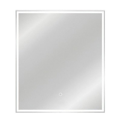 Зеркальный шкаф Style Line Квартет, 60 х 80 см, с LED-подсветкой и сенсорным выключателем, белый, СС-00002374