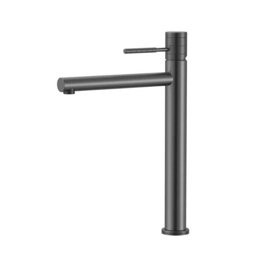 Смеситель для раковины Gid Edessa SS070GMD, вороненая сталь