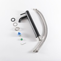 Смеситель для раковины Gid Cascada Inga SS096BMD, черный матовый