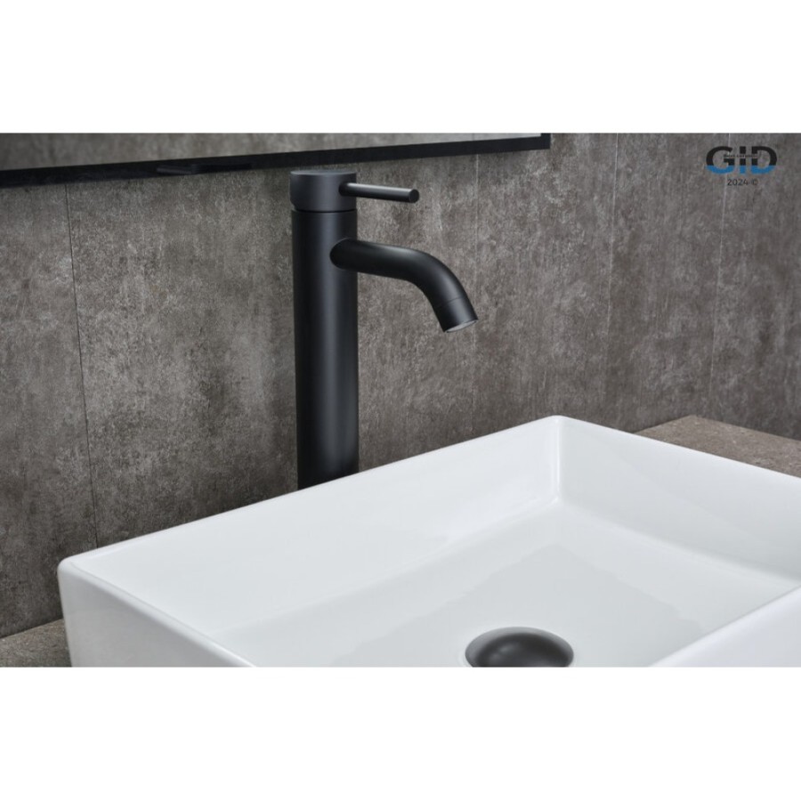Смеситель для раковины Gid Cascada Inga SS096BMD, черный матовый