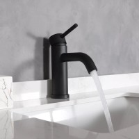 Смеситель для раковины Gid Cascada Inga SS096BMK, черный матовый