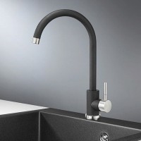 Смеситель Granula ST-4031 st4031bl, для кухонной мойки, черный