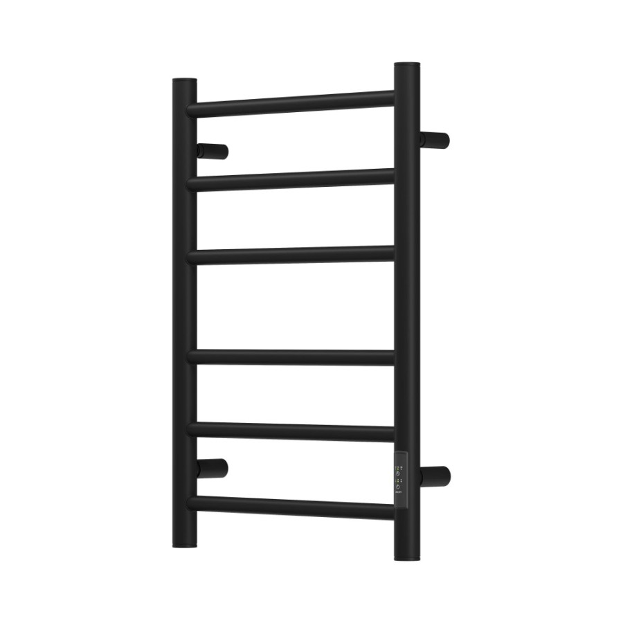 Полотенцесушитель электрический Apextermo Stella ST00164BM, ширина 40 см, высота 60 см, диммер справа, цвет черный матовый
