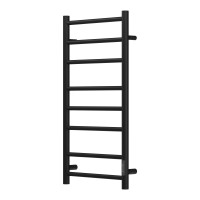 Полотенцесушитель электрический Apextermo Stella ST00184BM, ширина 40 см, высота 80 см, диммер справа, цвет черный матовый