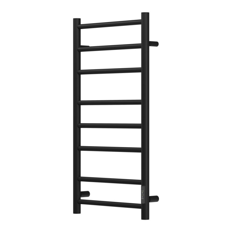 Полотенцесушитель электрический Apextermo Stella ST00184BM, ширина 40 см, высота 80 см, диммер справа, цвет черный матовый