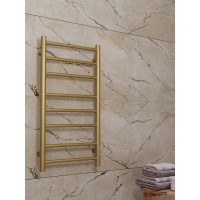 Полотенцесушитель электрический Apextermo Stella ST00184GL, ширина 40 см, высота 80 см, диммер справа, цвет золото матовое