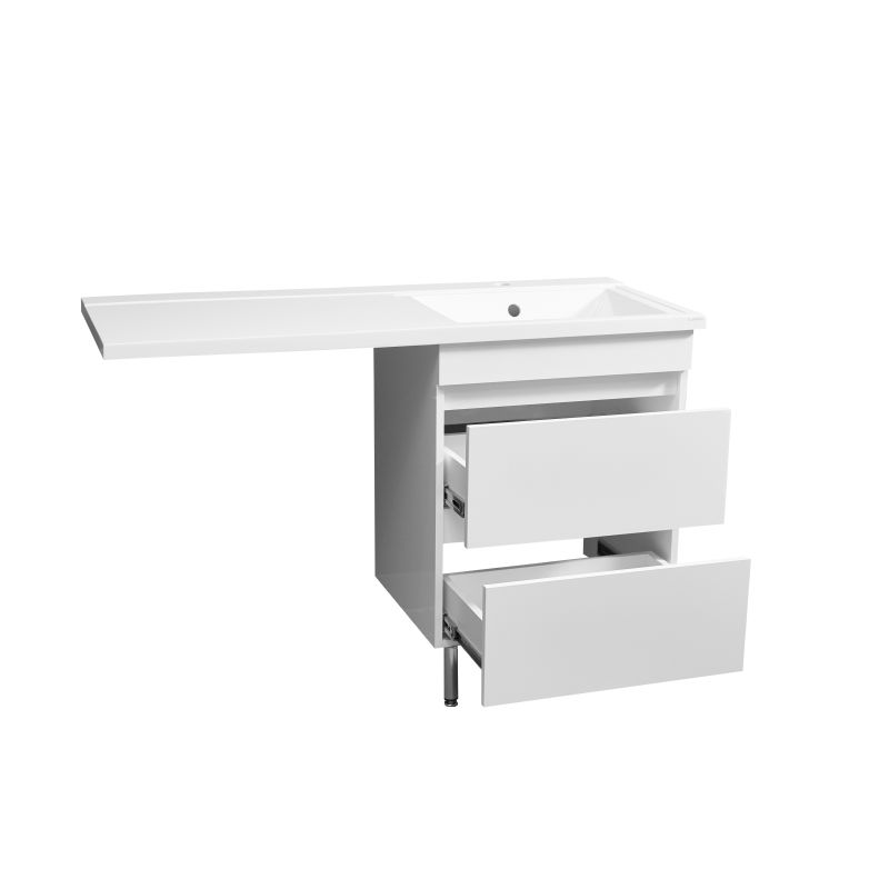 Тумба под раковину Stella Polar Мадлен 130 SP-00000475 Белая