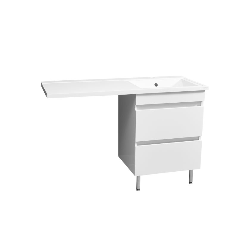 Тумба под раковину Stella Polar Мадлен 130 SP-00000475 Белая