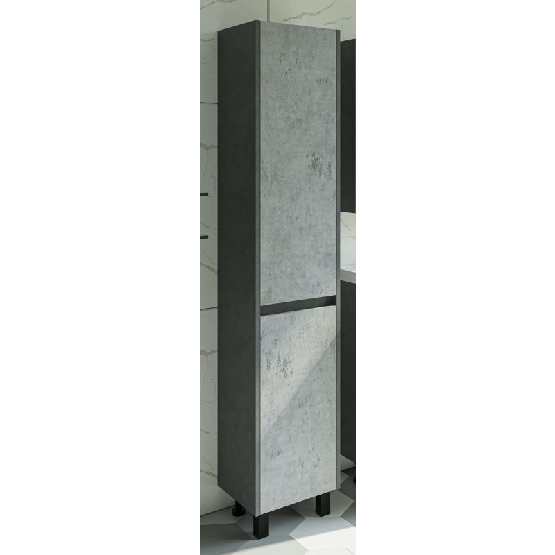 Шкаф пенал Stella Polar Кибела 35 SP-00001045 Цемент