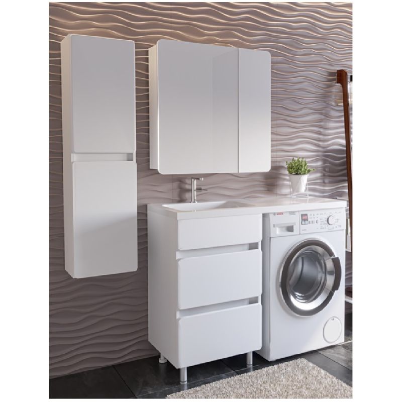 Шкаф пенал Stella Polar Корделия 35 SP-00001041 подвесной Белый